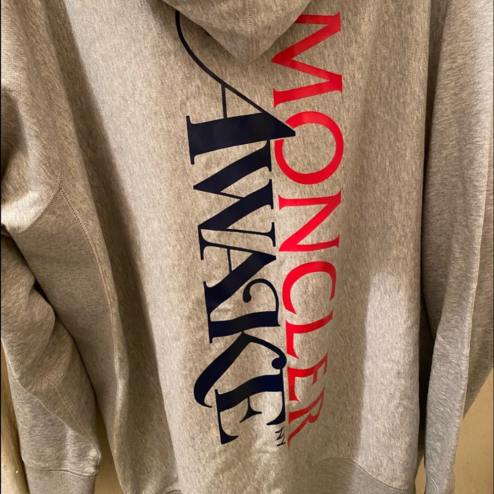 Awake x Moncler Maglia Hoodie Light Grey